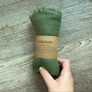 Boho Organic Cotton Scarf/Shawl